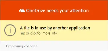 one drive error