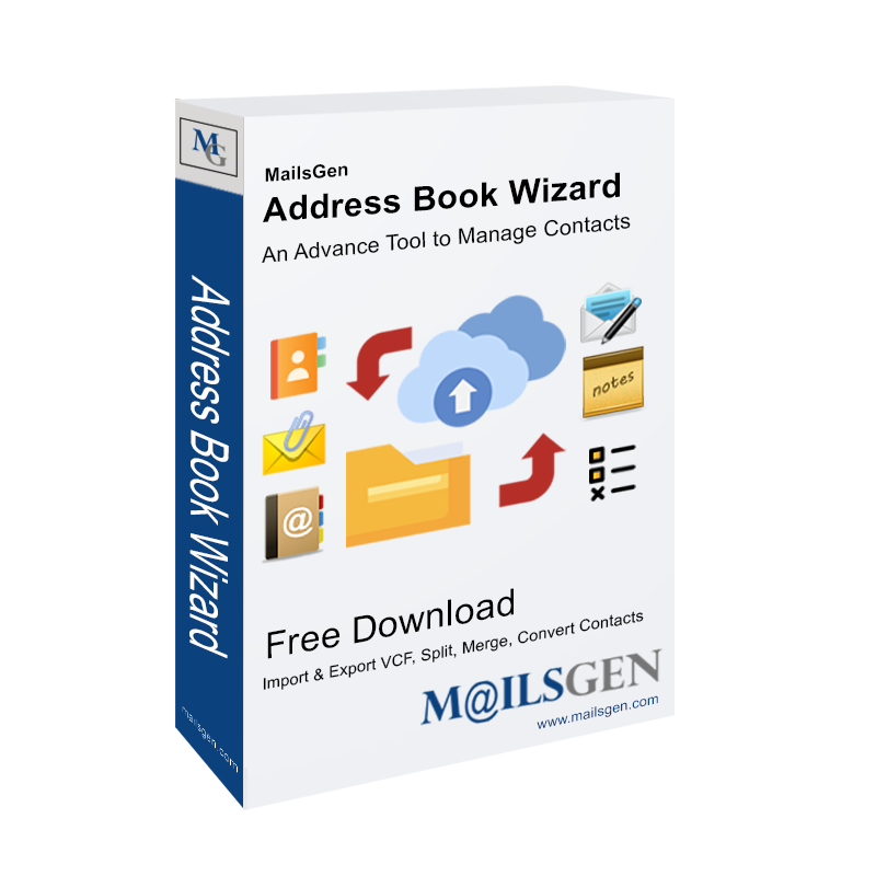 Address Book Wizard to Split, Merge, Export, Import vCard Files